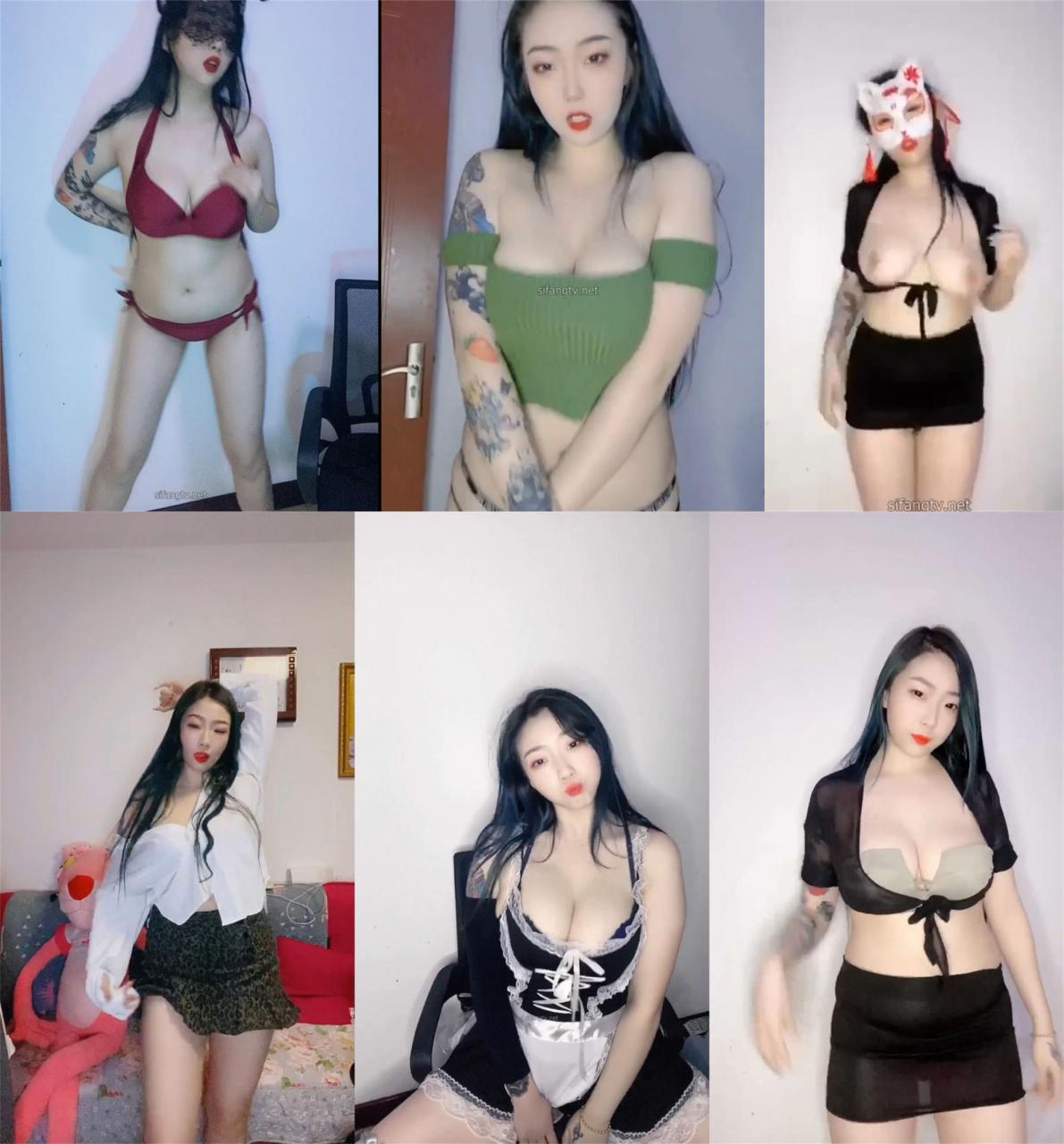 【快手福利】丰臀巨乳主播 A欣妹妹 定制福利15部